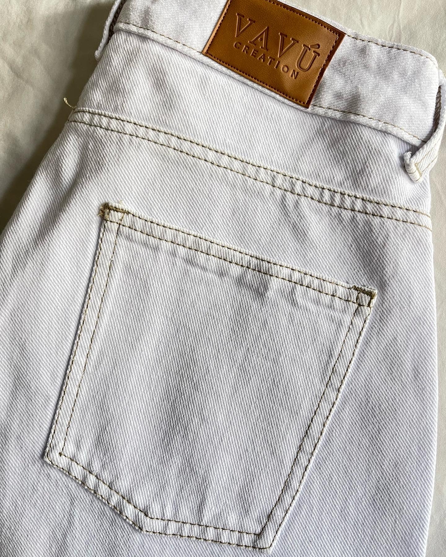 Jean Cargo Snow con costura café